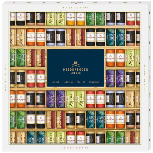 NIEDEREGGER Meister-Selektion kolekcja pralin marcepanowych 1075g  86  sztuk.jpg