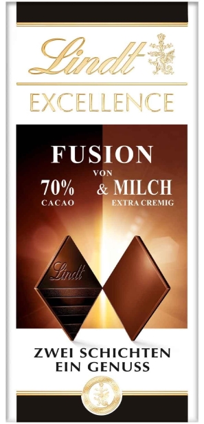 Czekolada LINDT Excellence Fusion 70% i mleczna 100 g.jpg