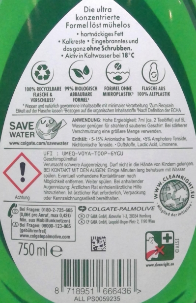 PALMOLIVE 750ml Płyn do naczyń Original2.jpg