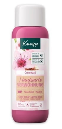 KNEIPP Hautzarte Verwohnung pianka do  kąpieli -  mleko migdałowe olej migdałowy  400ml.jpg