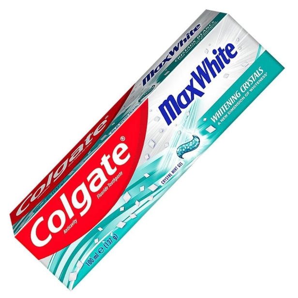 COLGATE Max White żel pasta do zębów wybielająca 100ml.jpg
