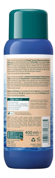 KNEIPP Tiefen Entspannung pianka do kąpieli  400ml patchouli drzewo sandałowe2.jpg