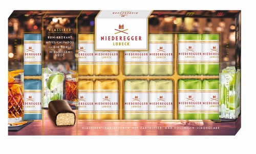 NIEDEREGGER Lubeck Klassiker alkohol praliny bombonierka 200g.jpg