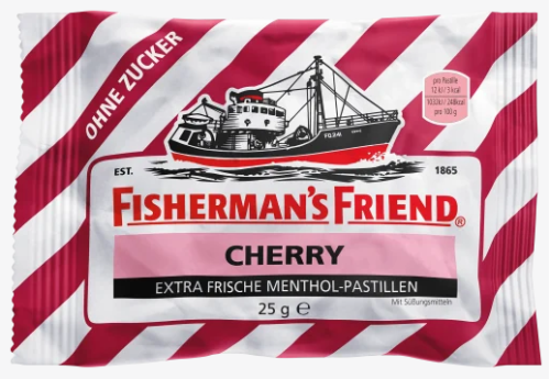 FISHERMAN'S FRIEND pastylki pudrowe Cherry bez cukru 25g.jpg