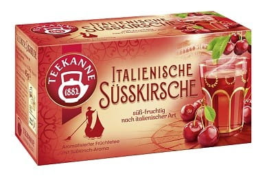 Herbata czereśniowa  TEEKANNE włoska  Italienische Susskirsche 20x2,25g.jpg